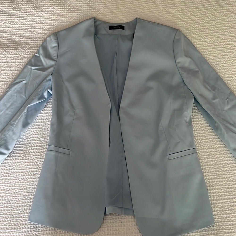 Baby blue blazer